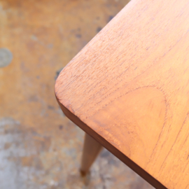 Vintage eettafel vierkant uitschuifbaar
