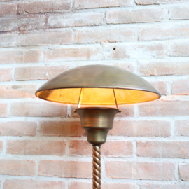 Messing tafellamp art deco