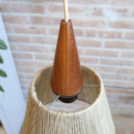 Vintage lamp hout teak