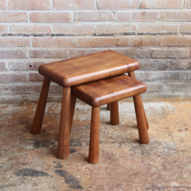 vintage mimiset eiken donker hout