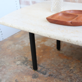 Vintage travertin salontafel