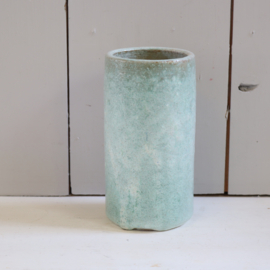 Vintage turquoise vaas