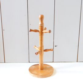 beker rek hout mokkenhouder