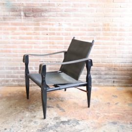 Vintage fauteuil Wilhelm Kienzle safari chair