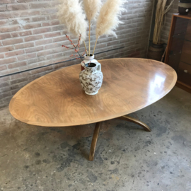 Vintage salontafel ovaal XL