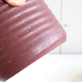 Vintage bloempot paars