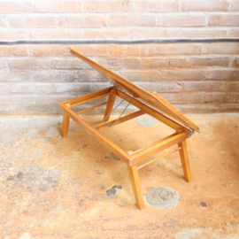 Vintage lessenaar laptop bed tafeltje
