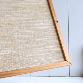 vintage prikbord juten