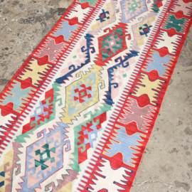 Vintage grote kelim loper