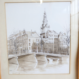 Kunst  tekening Amsterdam