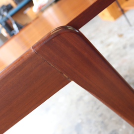 Vintage eettafel uitschuifbaar groot jaren 60