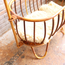 Vintage rotan wieg