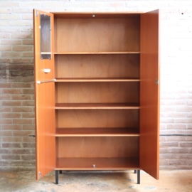 Vintage kledingkast jaren 70 leg planken