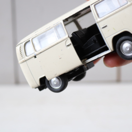 Vintage speelgoed auto vw bus t2 wit