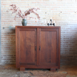 Vintage highboard dressoir kast country oud jaren 30 brutalist