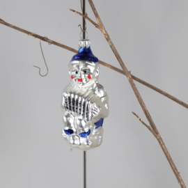 Vintage accordeon kerstbal ornament