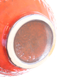 Vintage vaas germany oranje groot