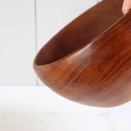 Vintage teak schaal hout