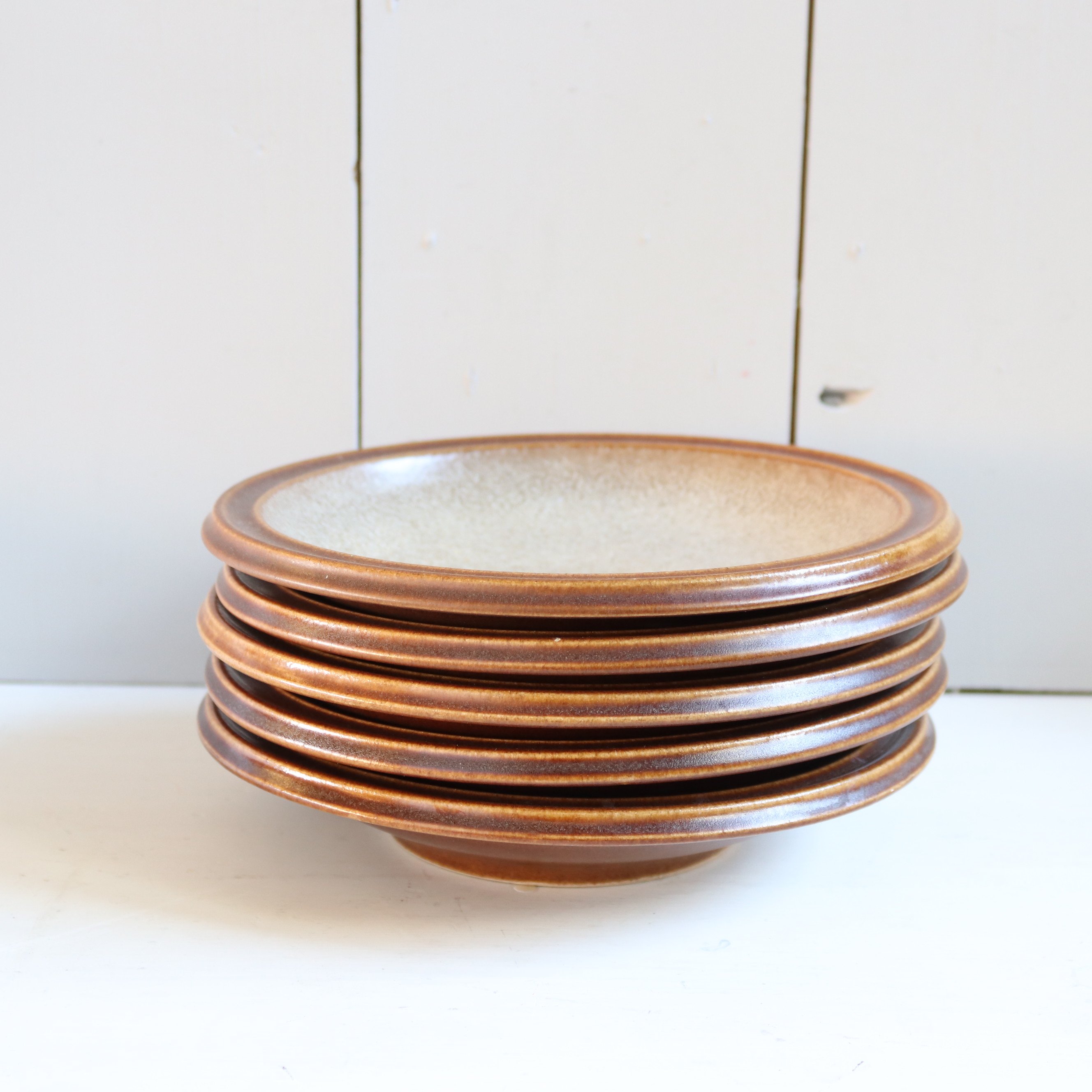 Vintage jaren 70 servies diepe borden
