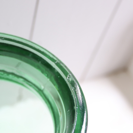 Vintage vaas groen glas