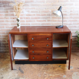 Vintage dressoir hout zwart