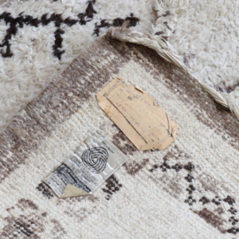 Vintage ''berber'' vloerkleed 220x140