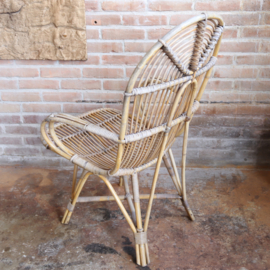 Vintage rotan fauteuil