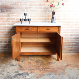 Vintage dressoir jaren 30 marmer blad