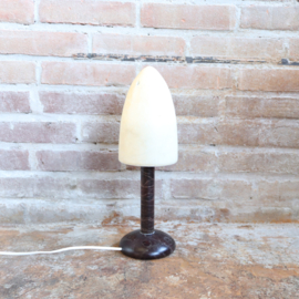 vintage albast natuursteen mushroom lampje