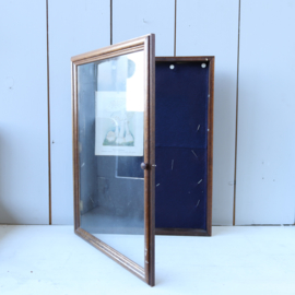 Vintage mini vitrine kastje lijst