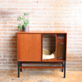 Vintage oude tv kast