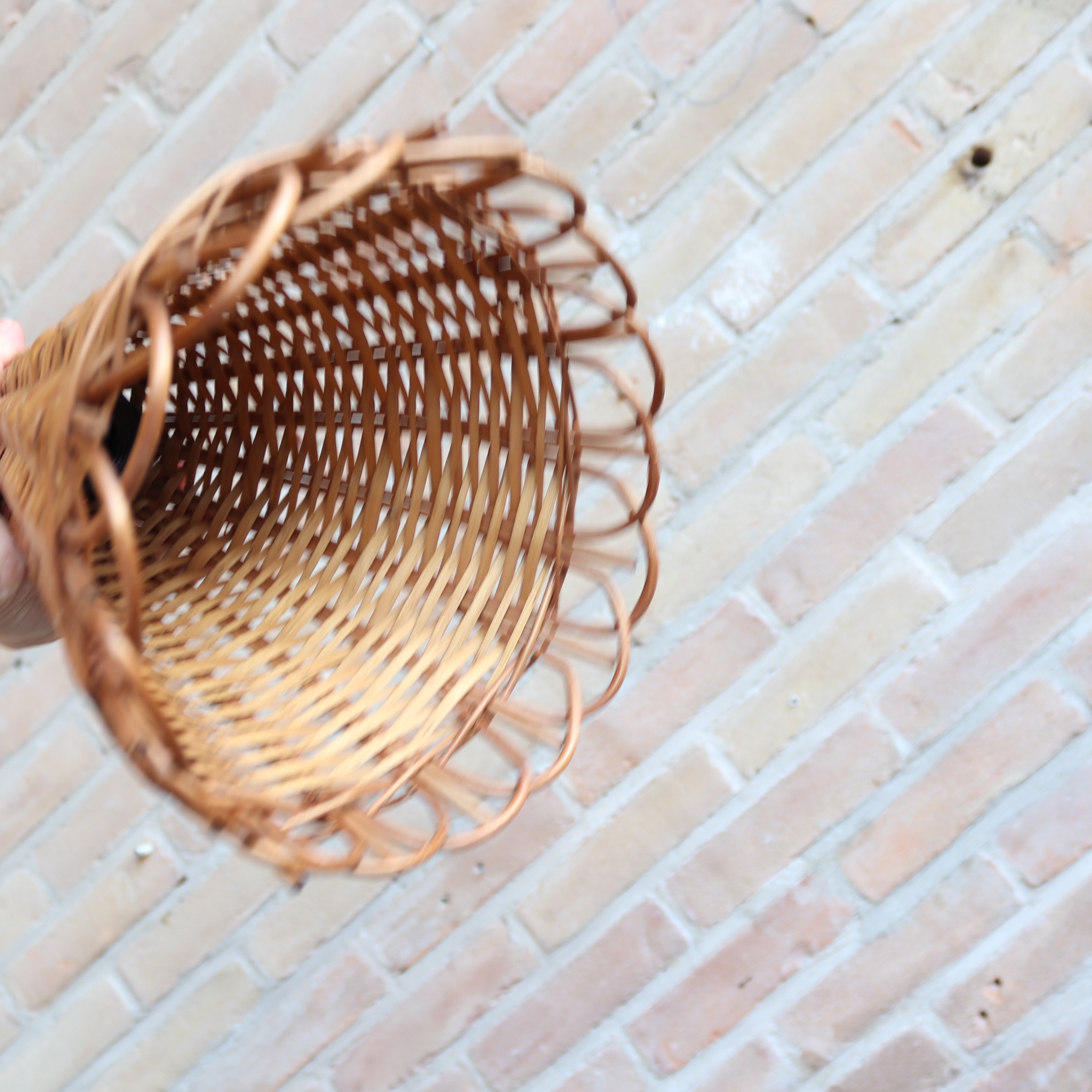 vintage hanglamp rotan riet