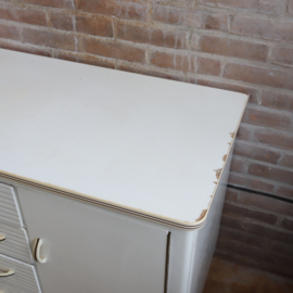 Vintage oude commode wit