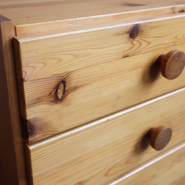 Vintage nachtkastje klein lade blokje jaren 70