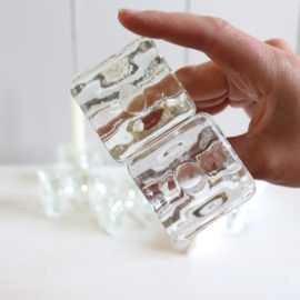 Set van 6 vintage kandelaars / servethouder,  Finland Juhava Ri Jalka 70s