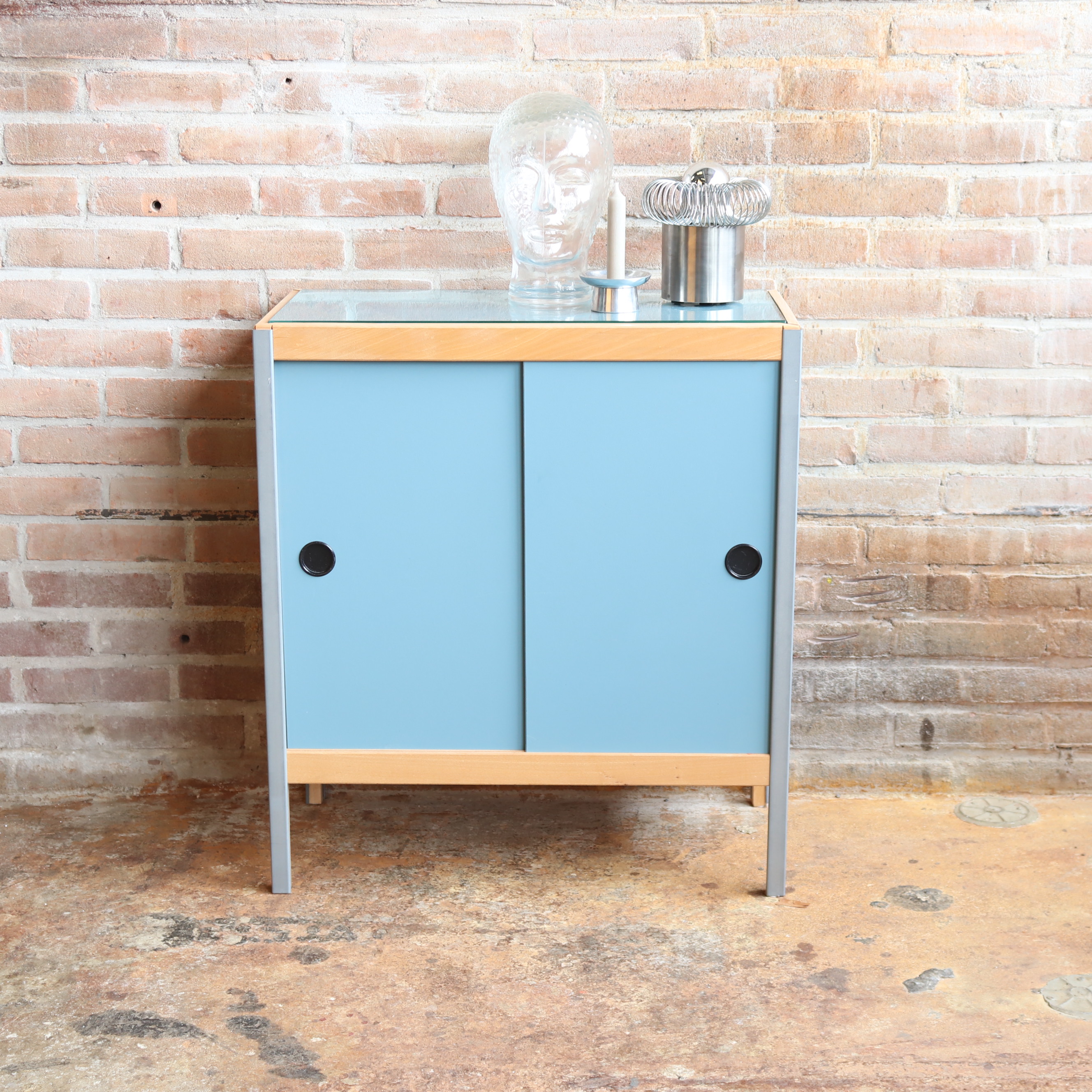 Vintage design kast kewlox blauw