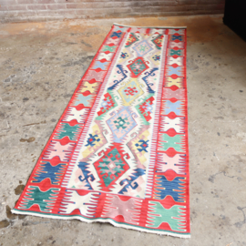 Vintage grote kelim loper