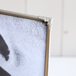 Vintage fotolijst zilver kleur