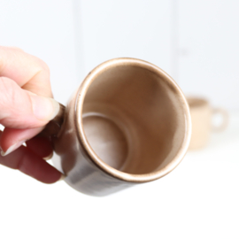 Vintage koffie kopjes nespresso beige