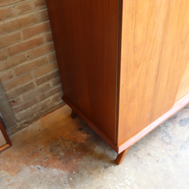 Vintage kledingkast jaren 60 70 3 deur