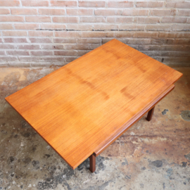 Vintage salontafel teak omkeerbaar blad