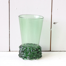 Bijzonder groen glas vaas