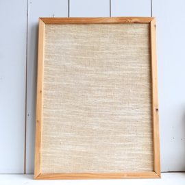 vintage prikbord juten