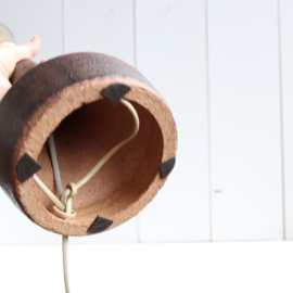 Vintage lampen voet keramiek deens