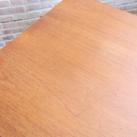 Vintage eettafel vierkant uitschuifbaar