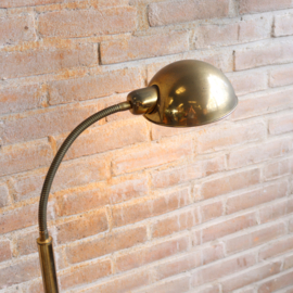 Vintage messing vloerlamp