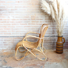 Vintage rotan fauteuil Rohe