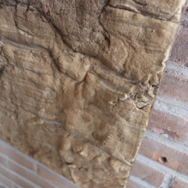 Kunst 1977 zand grof beige