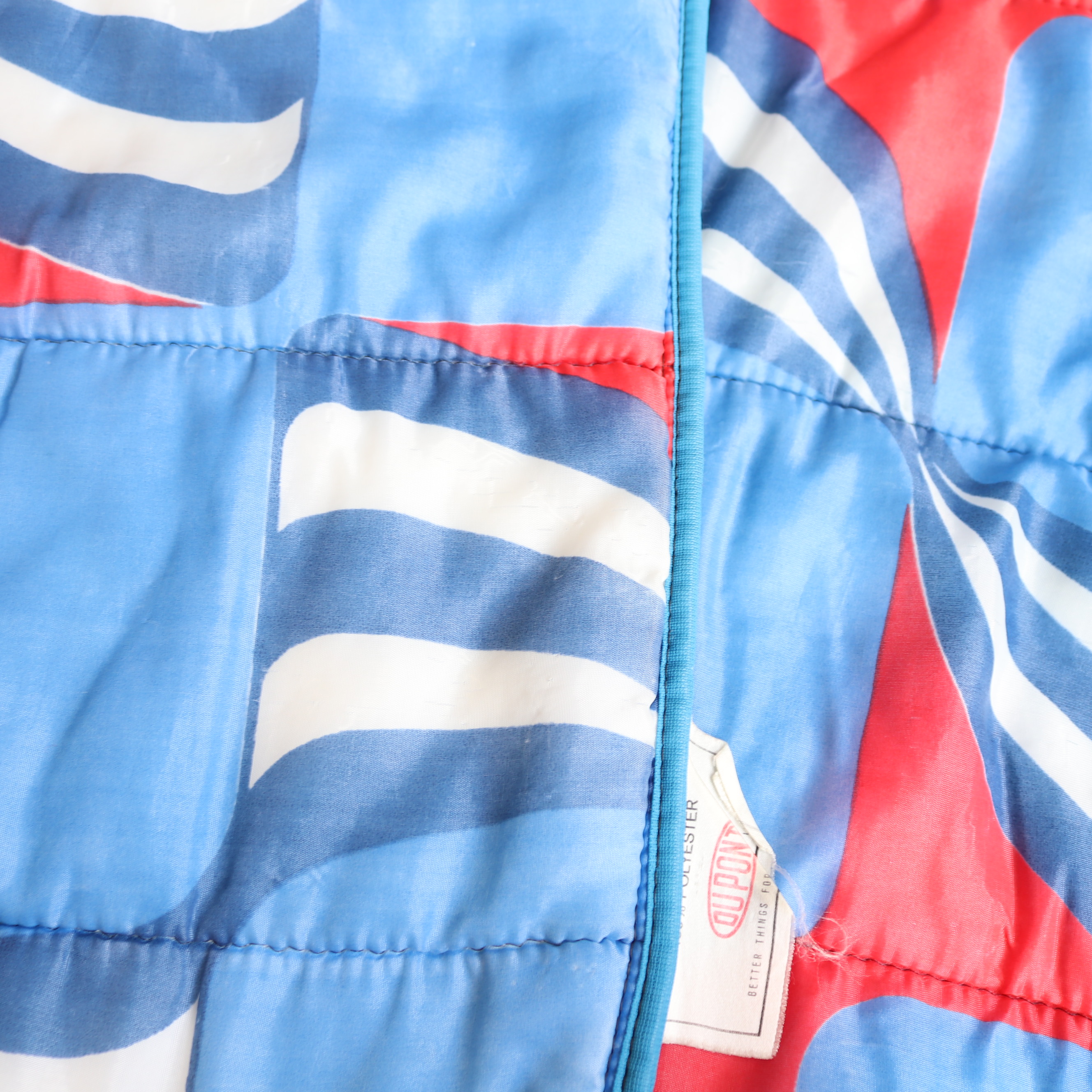 Vintage slaapzak blauw