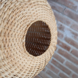 Rotan bol lamp jaren 60